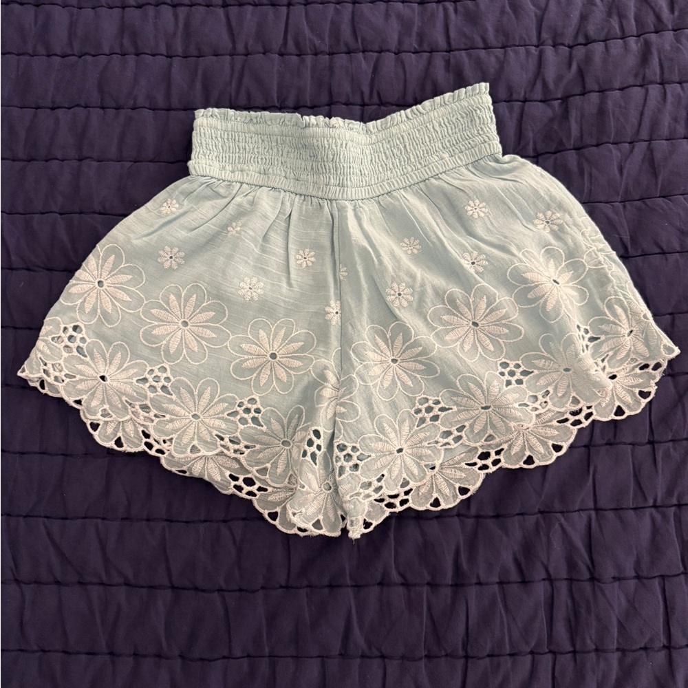Abercrombie kids eyelet shorts